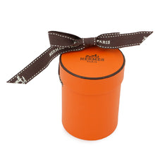 Load image into Gallery viewer, HERMES Twilly Brides de Gala Applique Pique Claim/Orange/Jaune Silk100%

