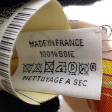 Load image into Gallery viewer, HERMES Twilly Brides de Gala Applique Pique Claim/Orange/Jaune Silk100%
