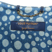 将图像加载到图库查看器中，LOUIS VUITTON ★LV × YK Infinity Dot Denim Shirt Size L BlueRM232H Cotton100%

