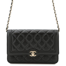 Load image into Gallery viewer, CHANEL Matelasse Classic Chain Wallet BlackAP4218 Lambskin
