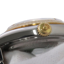将图像加载到图库查看器中，ROLEX Datejust W36mm Stainless Steel K18YG Champagne Gold Dial16233
