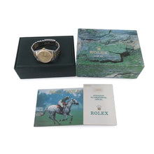 将图像加载到图库查看器中，ROLEX Datejust W36mm Stainless Steel K18YG Champagne Gold Dial16233
