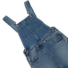 Load image into Gallery viewer, PRADA Denim Bib Overalls Mini Dress Size 36 Light BlueGFA132 Cotton100%
