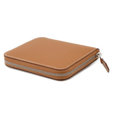 将图像加载到图库查看器中，HERMES Azap compact silk in Gold Epsom
