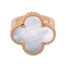 将图像加载到图库查看器中，Van Cleef &amp; Arpels Magic Alhambra Ring Size 48/#8VCARF78948/VCARF78900 18K Yellow Gold
