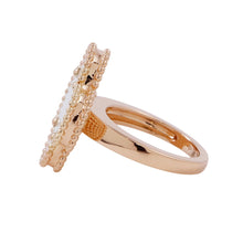 将图像加载到图库查看器中，Van Cleef &amp; Arpels Magic Alhambra Ring Size 48/#8VCARF78948/VCARF78900 18K Yellow Gold
