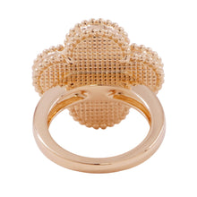 将图像加载到图库查看器中，Van Cleef &amp; Arpels Magic Alhambra Ring Size 48/#8VCARF78948/VCARF78900 18K Yellow Gold
