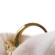 将图像加载到图库查看器中，Van Cleef &amp; Arpels Magic Alhambra Ring Size 48/#8VCARF78948/VCARF78900 18K Yellow Gold
