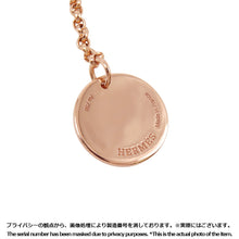 Load image into Gallery viewer, HERMES Exlibris Pendant Size PMH120344B 00 18K Pink Gold
