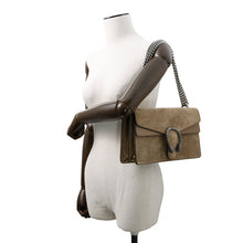 Load image into Gallery viewer, GUCCI Dionysus Shoulder Bag Beige400249 Leather suede
