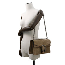 Load image into Gallery viewer, GUCCI Dionysus Shoulder Bag Beige400249 Leather suede
