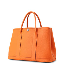 将图像加载到图库查看器中，HERMES Garden Party Orange minyan Negonda Leather Size TPM
