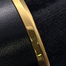 Load image into Gallery viewer, HERMES ★Olympe Bangle Size T3 Black Box Calf Leather Metal
