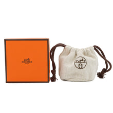 Load image into Gallery viewer, HERMES ★Olympe Bangle Size T3 Black Box Calf Leather Metal
