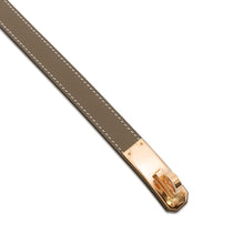 Load image into Gallery viewer, HERMES Kelly belt Size 18 Etoupe Epsom

