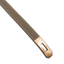 Load image into Gallery viewer, HERMES Kelly belt Size 18 Etoupe Epsom
