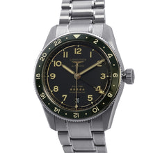 将图像加载到图库查看器中，LONGINES Spirit Zule Time W39mm Stainless Steel Black DialL3.802.4.63.6
