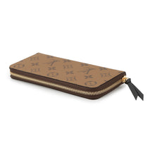 Load image into Gallery viewer, LOUIS VUITTON Portefeuille Clemence NoirM82336 Monogram Reverse Canvas
