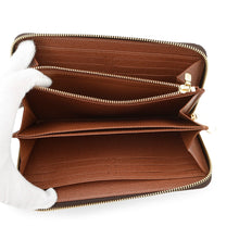 将图像加载到图库查看器中，LOUIS VUITTON Zippy Wallet BrownM42616 Monogram
