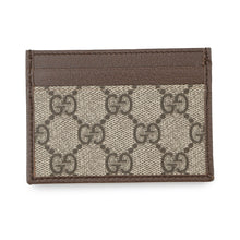 Load image into Gallery viewer, GUCCI GG Supreme Ophidia Card Case Brown/Beige838486 Leather/PVC
