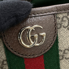 Load image into Gallery viewer, GUCCI Double G Tote Bag Beige/Brown836831 Leather PVC Size Medium
