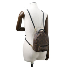 将图像加载到图库查看器中，LOUIS VUITTON Palm Springs Backpack NoirM44873 Monogram Size MINI
