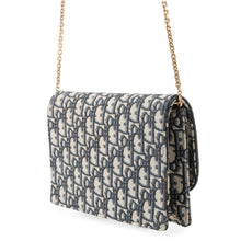 Load image into Gallery viewer, Dior Saddle ChainPouch NavyS5620CTZQ Canvas
