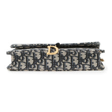 Load image into Gallery viewer, Dior Saddle ChainPouch NavyS5620CTZQ Canvas
