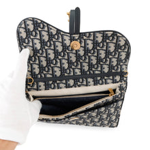 Load image into Gallery viewer, Dior Saddle ChainPouch NavyS5620CTZQ Canvas
