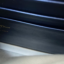 将图像加载到图库查看器中，Dior Saddle ChainPouch NavyS5620CTZQ Canvas
