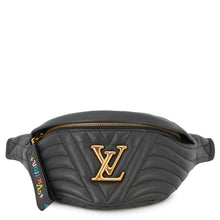 Load image into Gallery viewer, LOUIS VUITTON ★New Wave Bumbag NoirM53750 Calf Leather
