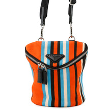 Load image into Gallery viewer, PRADA Triangle Logo Shoulder Bag Multicolor2VH147 Canvas
