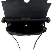 Load image into Gallery viewer, HERMES Herbag zip Black Toile Military Vache Hunter Leather Size Mini
