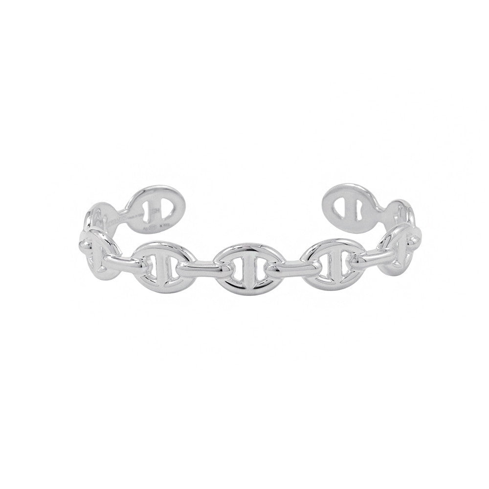 HERMES Chaine d'Ancre Bangle Size SHアンシェネバングルST SV925