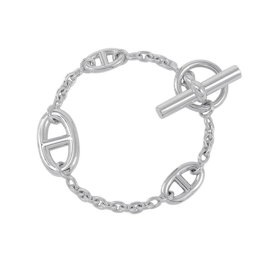 HERMES Chaine d'Ancre Farandole Bracelet Size ST SV925