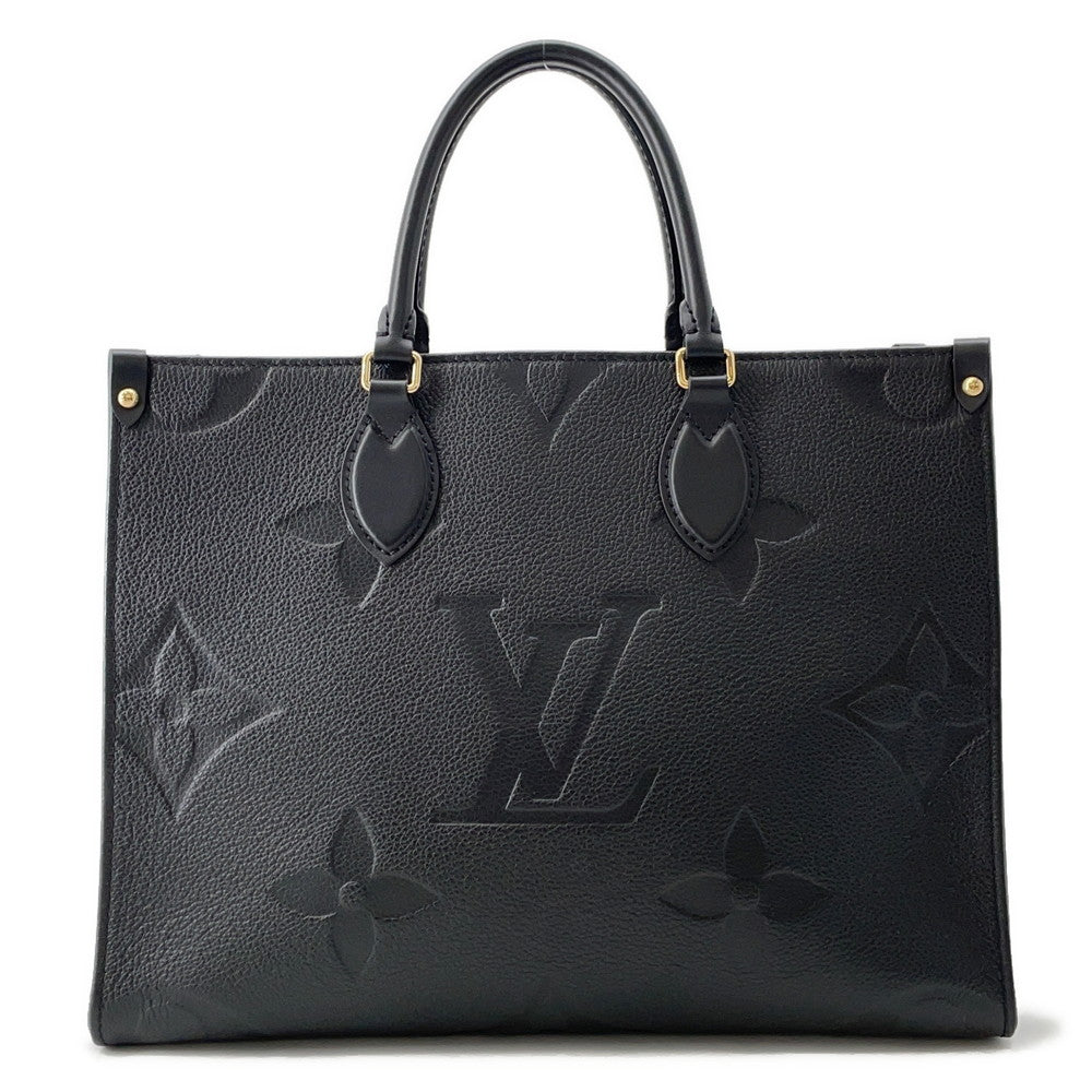 LOUIS VUITTON Onthego BlackM45595 Monogram Empreinte Leather Size MM