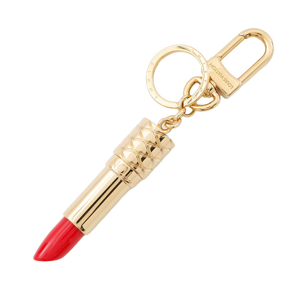 LOUIS VUITTON Bag Charm・LV Lipstick Red/GoldM03006 Metal