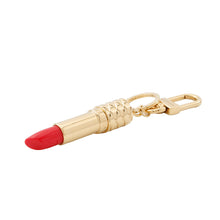 将图像加载到图库查看器中，LOUIS VUITTON Bag Charm・LV Lipstick Red/GoldM03006 Metal
