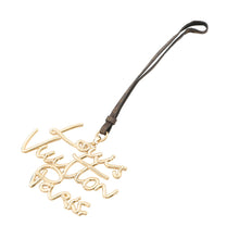 将图像加载到图库查看器中，LOUIS VUITTON Bag Charm・LV Lettering Gold/BrownM03052 Monogram Metal
