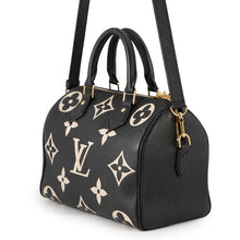 Load image into Gallery viewer, LOUIS VUITTON Speedy Bandouliere RedM58947 Bicolor Monogram Empreinte Leather Size 25
