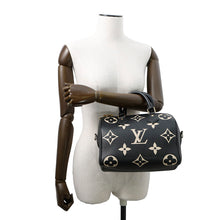 Load image into Gallery viewer, LOUIS VUITTON Speedy Bandouliere RedM58947 Bicolor Monogram Empreinte Leather Size 25
