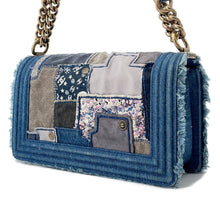 Load image into Gallery viewer, CHANEL Boy Chanel Patchwork ChainShoulder Bag BlueA92867 Denim

