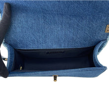 Load image into Gallery viewer, CHANEL Boy Chanel Patchwork ChainShoulder Bag BlueA92867 Denim
