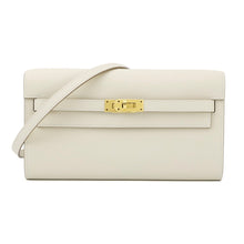 Load image into Gallery viewer, HERMES Kelly wallet to go Craie Epsom
