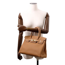 将图像加载到图库查看器中，HERMES Birkin Gold Togo Leather Size 30

