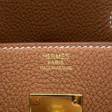 将图像加载到图库查看器中，HERMES Birkin Gold Togo Leather Size 30
