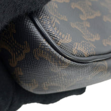 将图像加载到图库查看器中，CELINE Triomphe Medium Messenger Bag Black/Brown194502CIM.38NO PVC Leather
