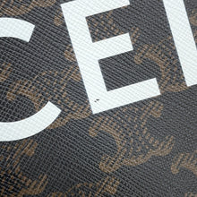 将图像加载到图库查看器中，CELINE Triomphe Medium Messenger Bag Black/Brown194502CIM.38NO PVC Leather

