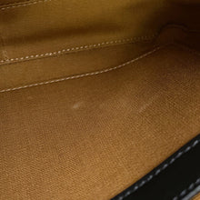 将图像加载到图库查看器中，CELINE Triomphe Medium Messenger Bag Black/Brown194502CIM.38NO PVC Leather
