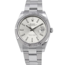 Load image into Gallery viewer, ROLEX Datejust 41 W41mm Stainless Steel K18WG Silver Dial126334
